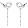 Snake drop earrings