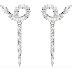 Snake drop earrings