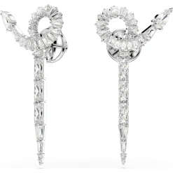 Snake drop earrings
