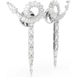 Snake drop earrings