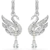 Swan earrings