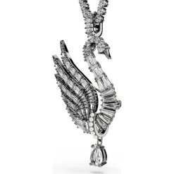 Swan pendant and brooch