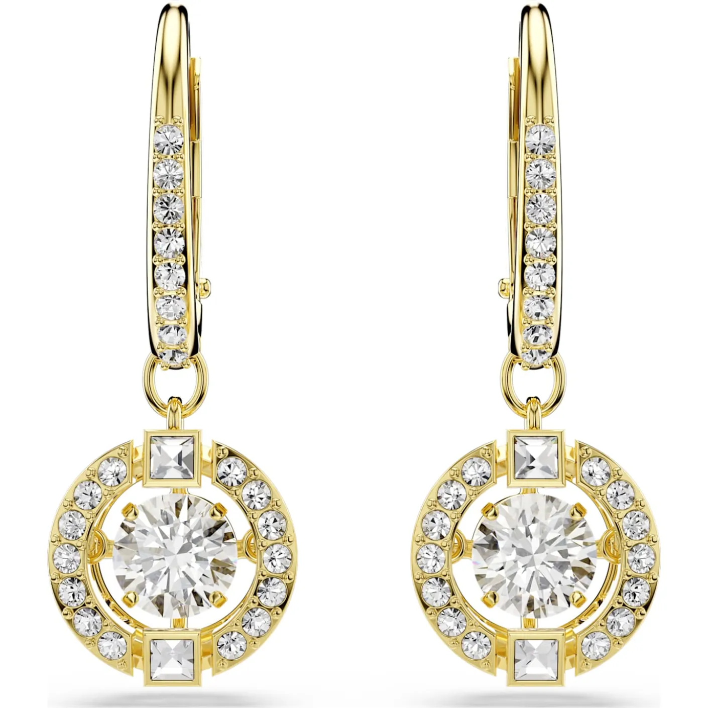 Una Angelic drop earrings